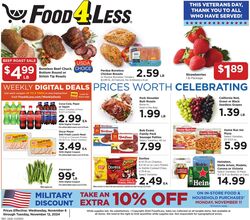 Weekly ad Food 4 Less 10/25/2023 - 10/31/2023