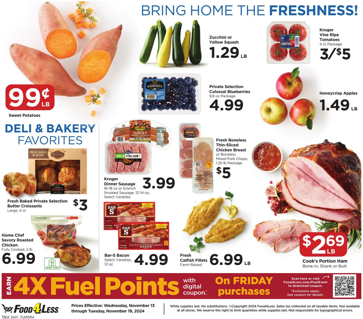 Weekly ad Food 4 Less 11/13/2024 - 11/19/2024