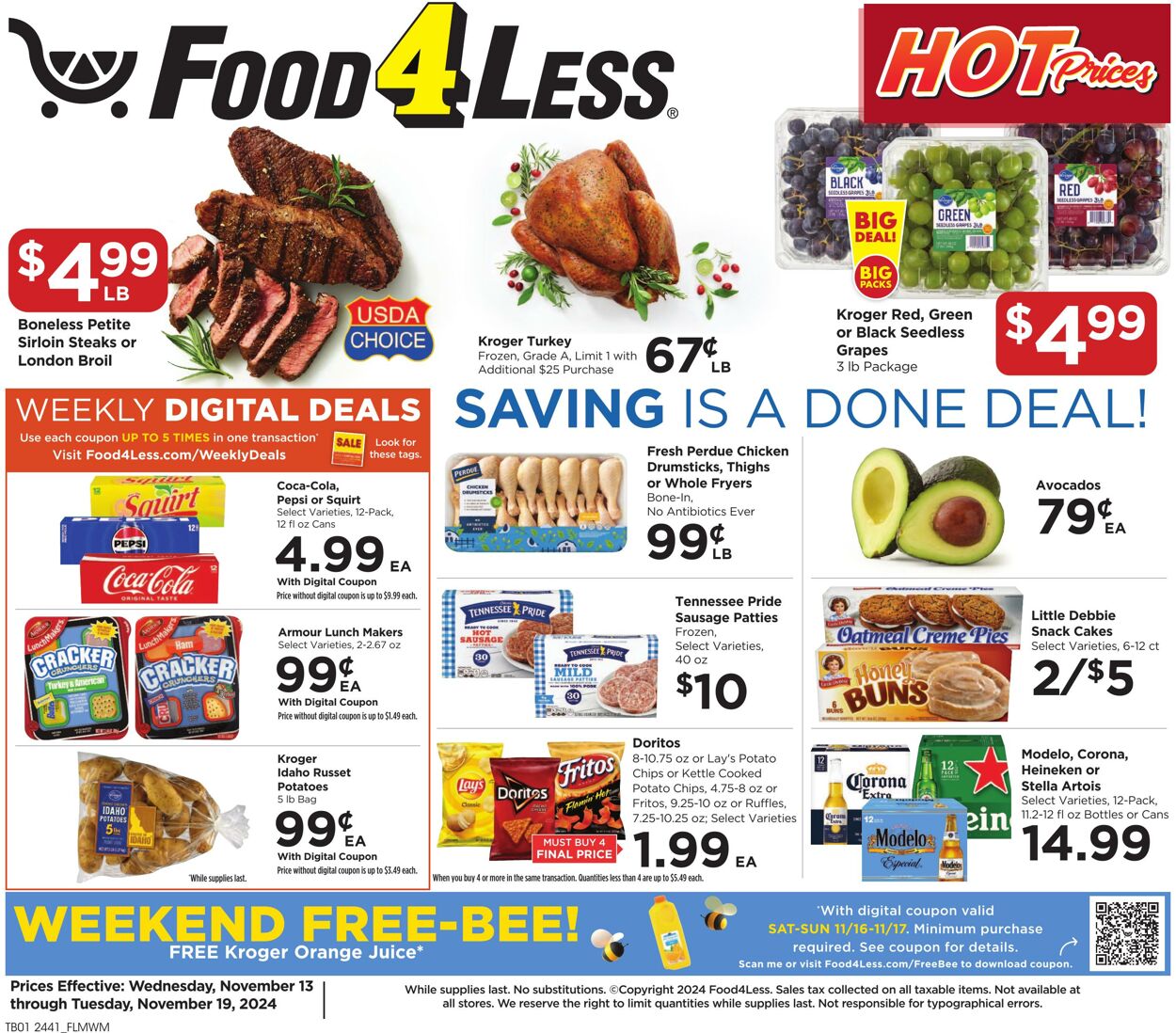 Food 4 Less Promotional weekly ads