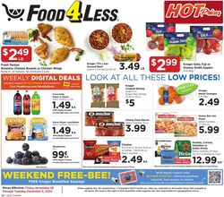 Weekly ad Food 4 Less 11/29/2024 - 12/03/2024