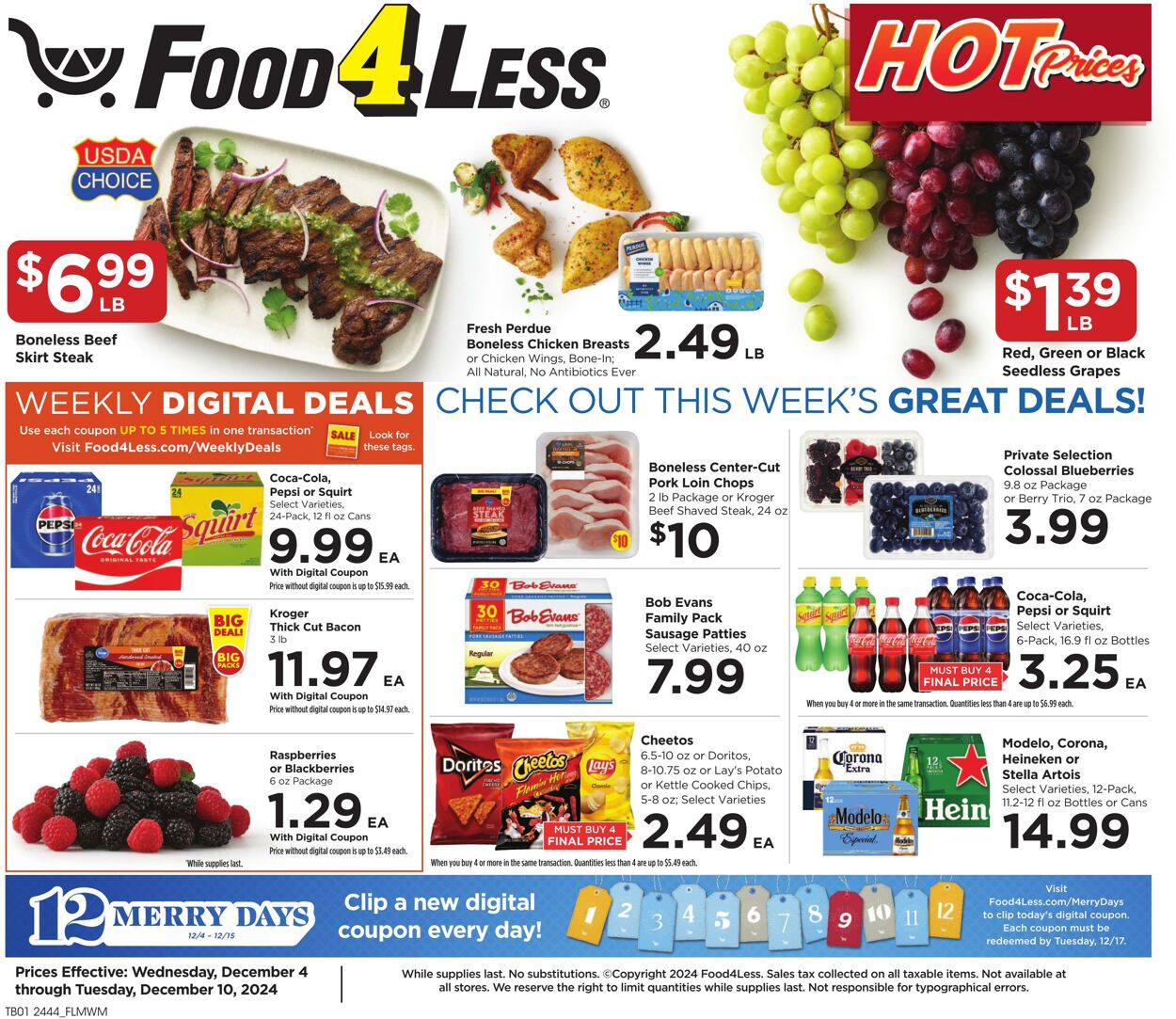 Weekly ad Food 4 Less 12/04/2024 - 12/10/2024