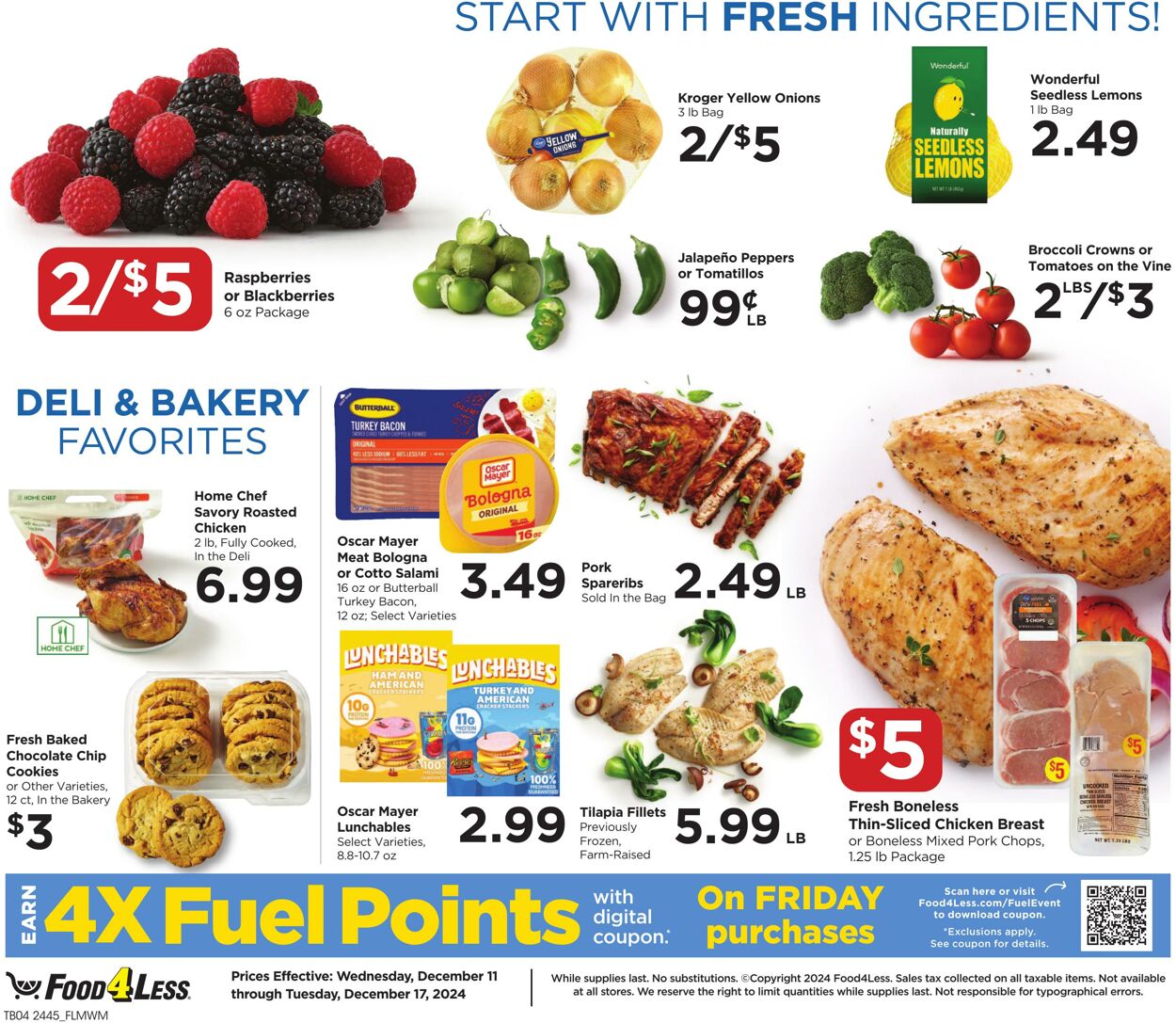 Weekly ad Food 4 Less 12/11/2024 - 12/17/2024