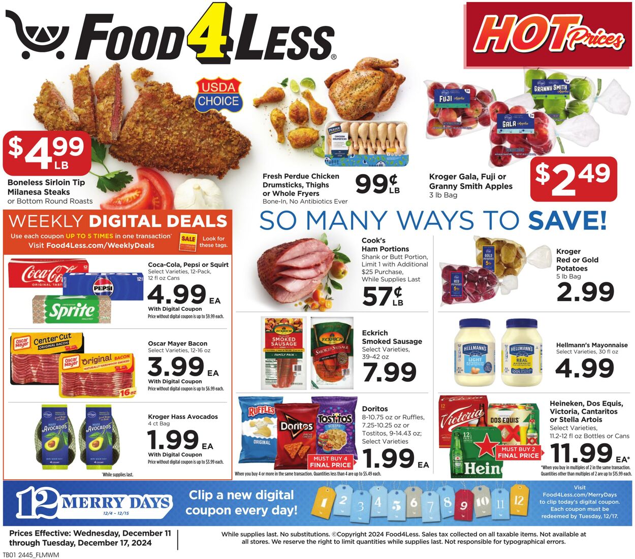 Food 4 Less Promotional weekly ads