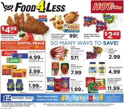 Weekly ad Food 4 Less 12/11/2024 - 12/17/2024