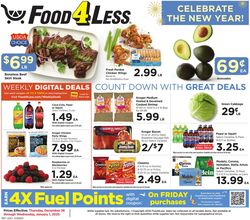 Weekly ad Food 4 Less 12/26/2024 - 01/01/2025