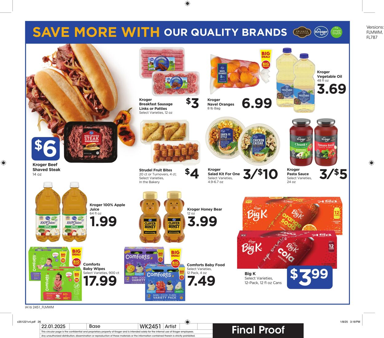 Weekly ad Food 4 Less 01/22/2025 - 01/28/2025