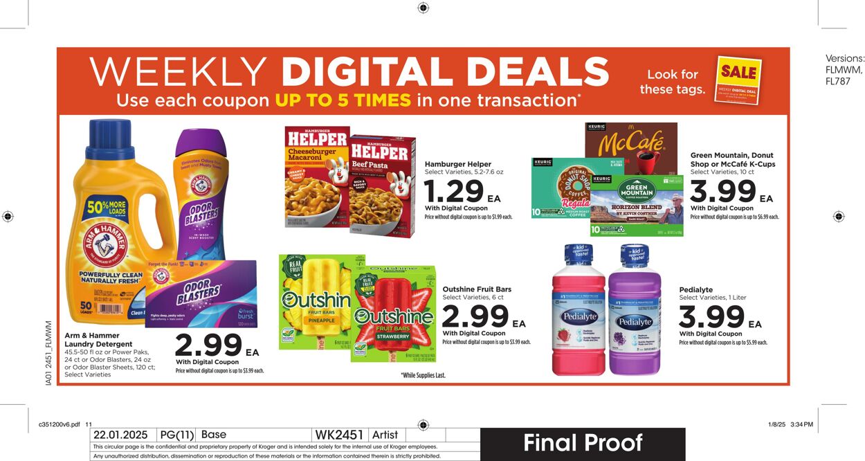 Weekly ad Food 4 Less 01/22/2025 - 01/28/2025