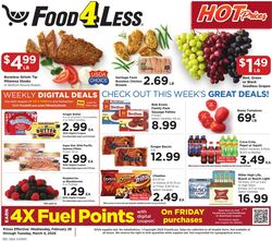 Weekly ad Food 4 Less 10/05/2022 - 10/11/2022