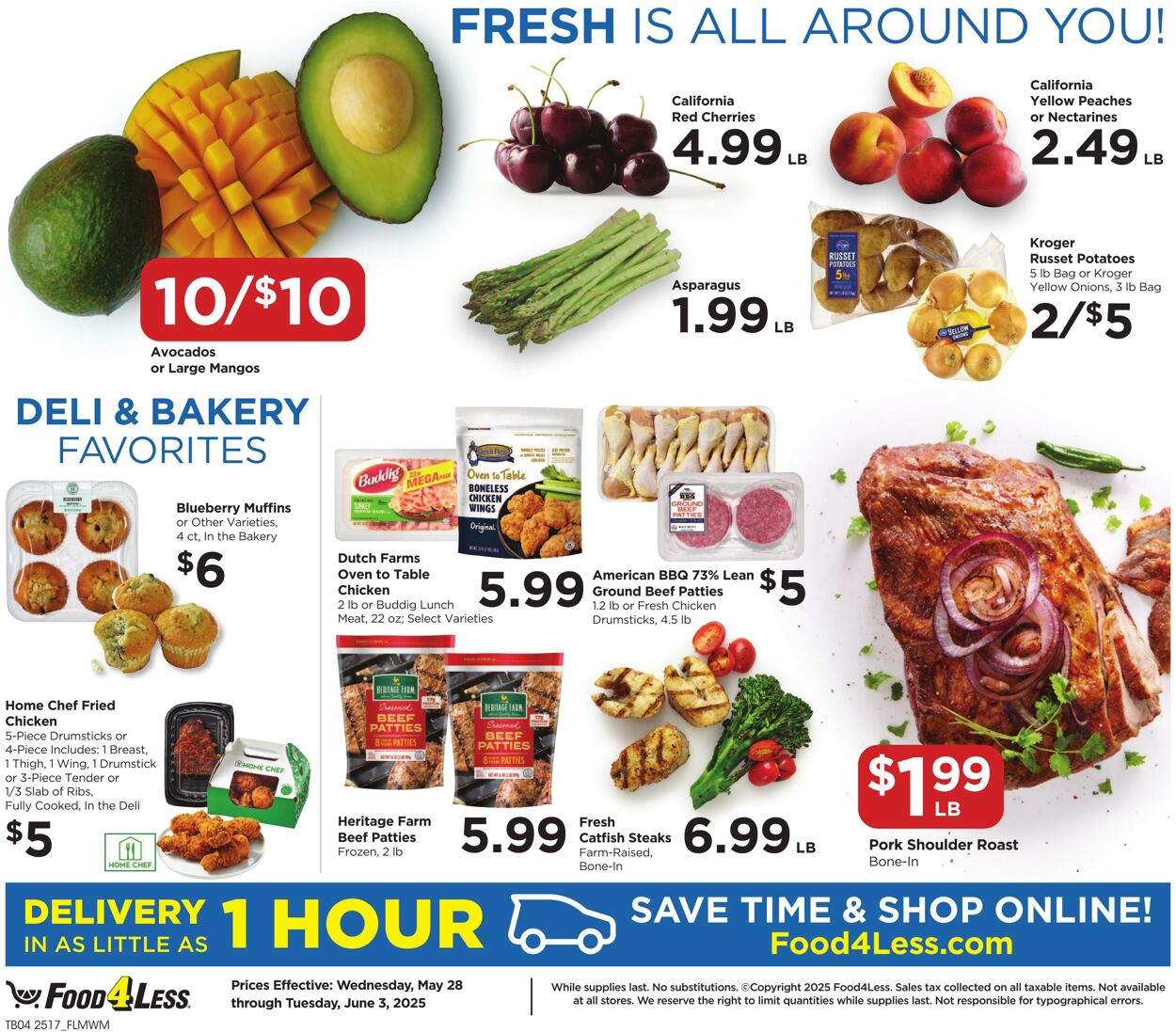 Weekly ad Food 4 Less 05/28/2025 - 06/03/2025