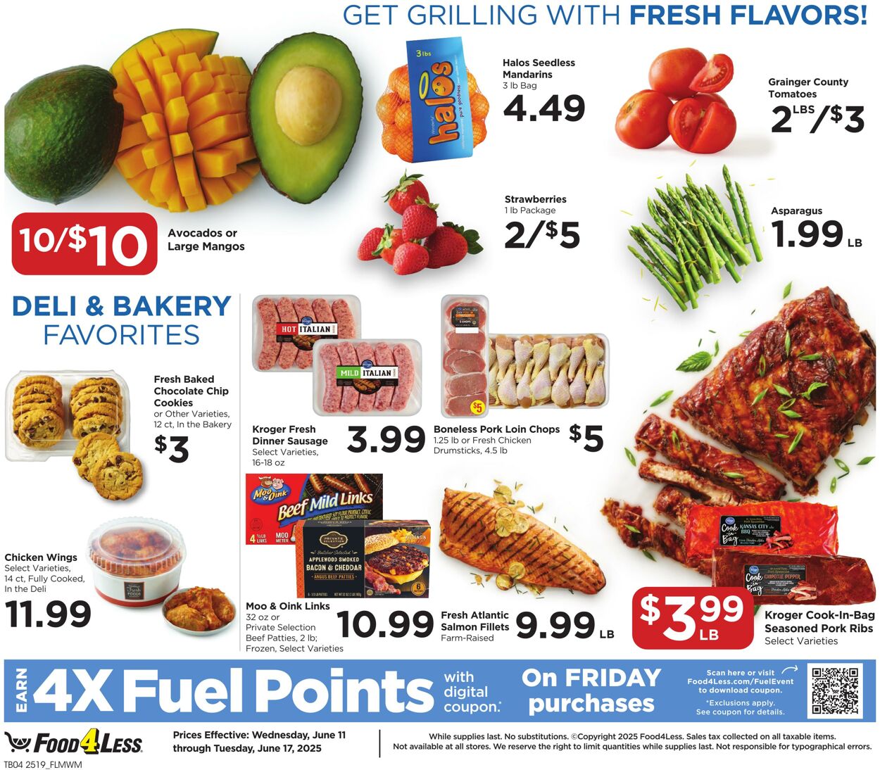 Weekly ad Food 4 Less 06/11/2025 - 06/17/2025