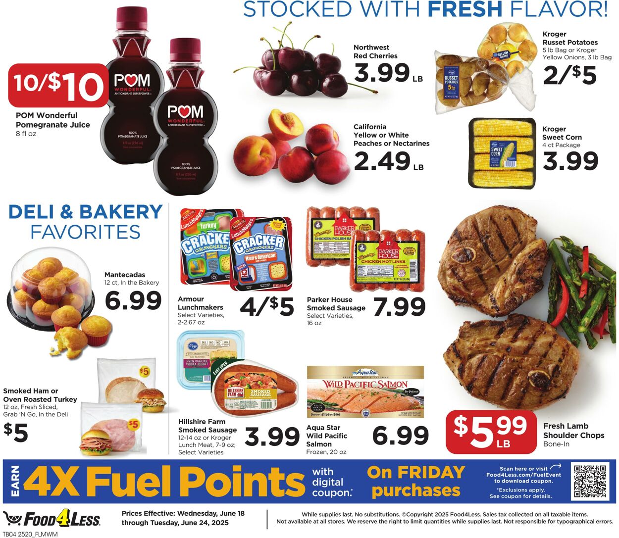 Weekly ad Food 4 Less 06/18/2025 - 06/24/2025