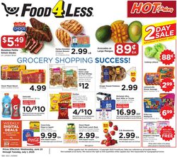 Weekly ad Food 4 Less 06/25/2025 - 07/01/2025