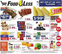 Weekly ad Food 4 Less 07/02/2025 - 07/08/2025