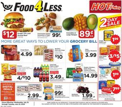 Weekly ad Food 4 Less 07/16/2025 - 07/22/2025