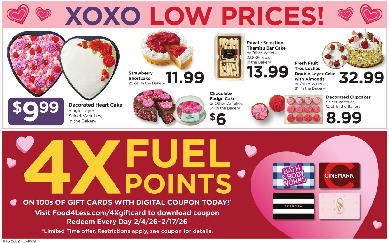 Weekly ad Food 4 Less 02/11/2026 - 02/17/2026