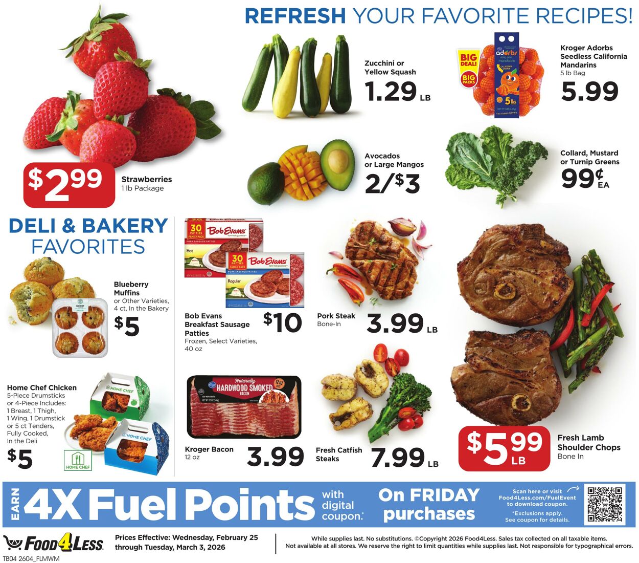 Weekly ad Food 4 Less 02/25/2026 - 03/03/2026