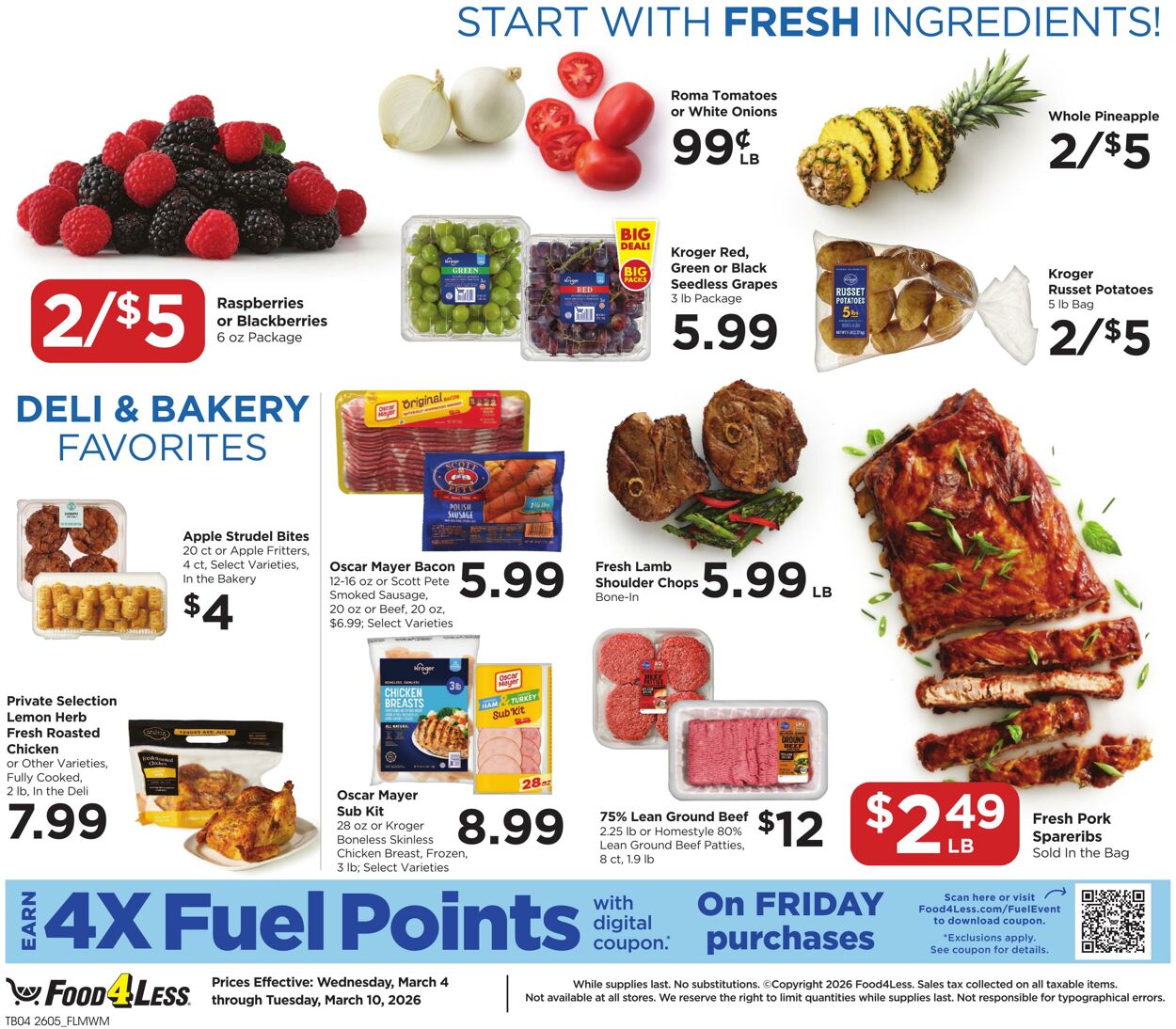 Weekly ad Food 4 Less 03/04/2026 - 03/10/2026