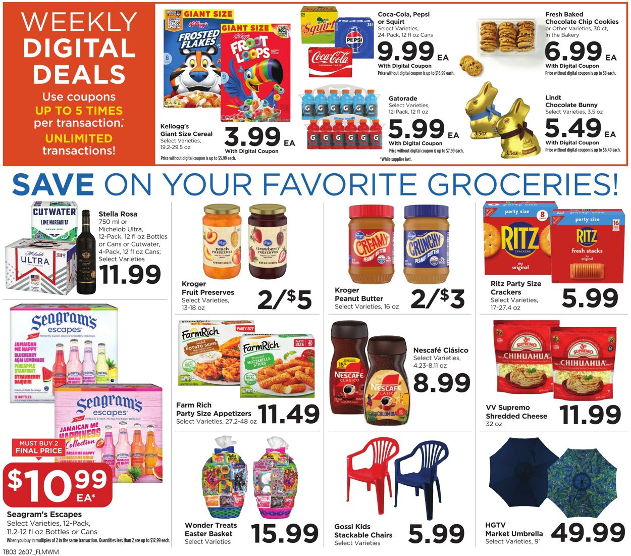 Weekly ad Food 4 Less 03/18/2026 - 03/24/2026