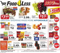 Weekly ad Food 4 Less 03/25/2026 - 03/31/2026