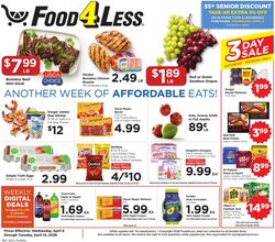Weekly ad Food 4 Less 04/08/2026 - 04/14/2026