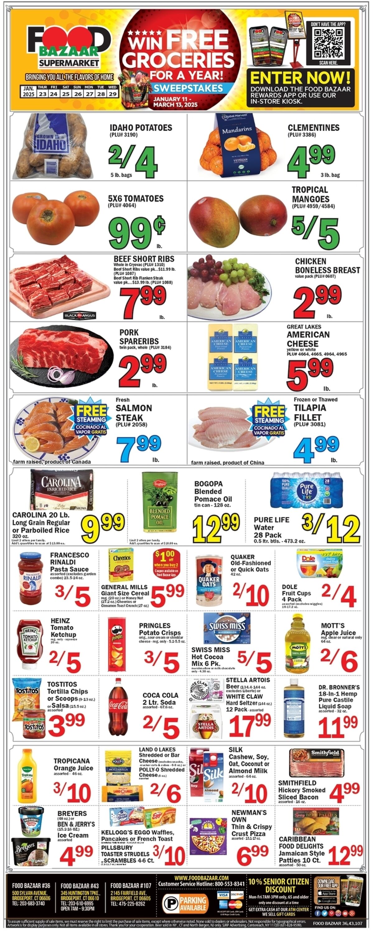 Weekly ad Food Bazaar 01/23/2025 - 01/29/2025