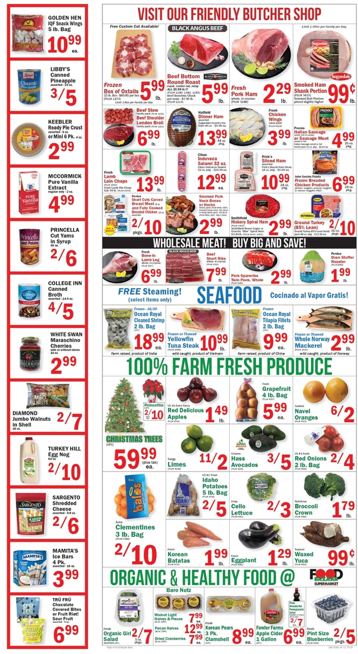 Weekly ad Food Bazaar 12/19/2024 - 12/25/2024