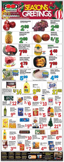 Weekly ad Food Bazaar 01/05/2023 - 01/11/2023