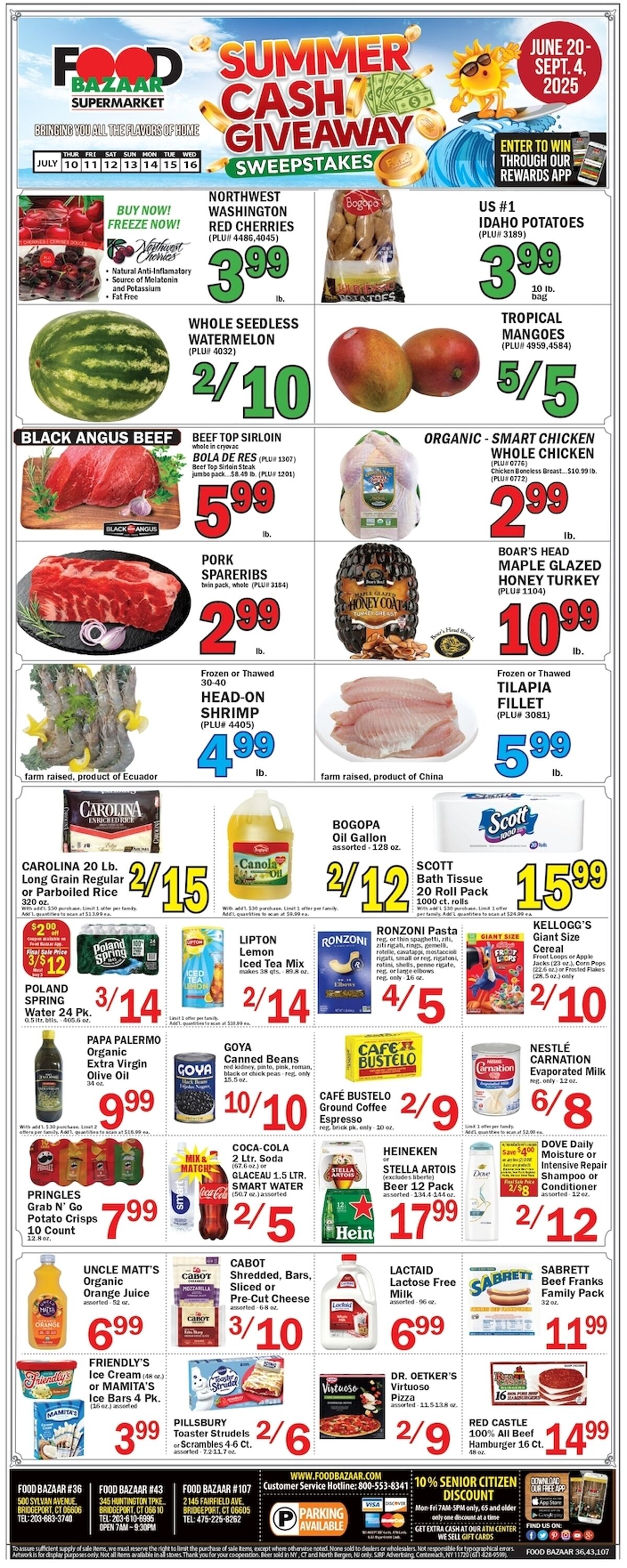 Weekly ad Food Bazaar 07/10/2025 - 07/16/2025