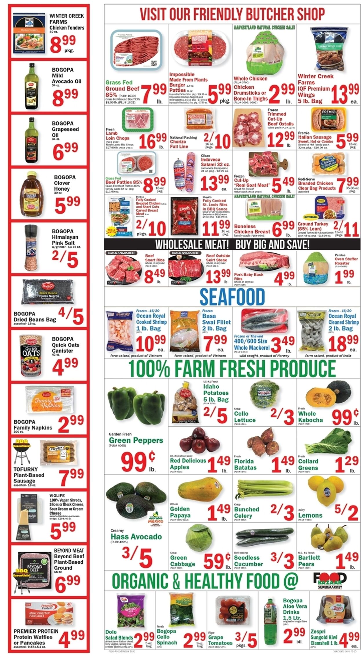 Weekly ad Food Bazaar 06/12/2025 - 06/18/2025