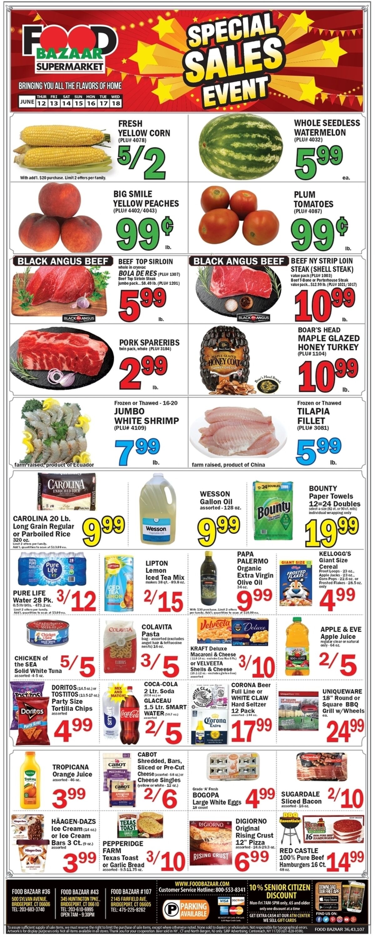 Weekly ad Food Bazaar 06/12/2025 - 06/18/2025