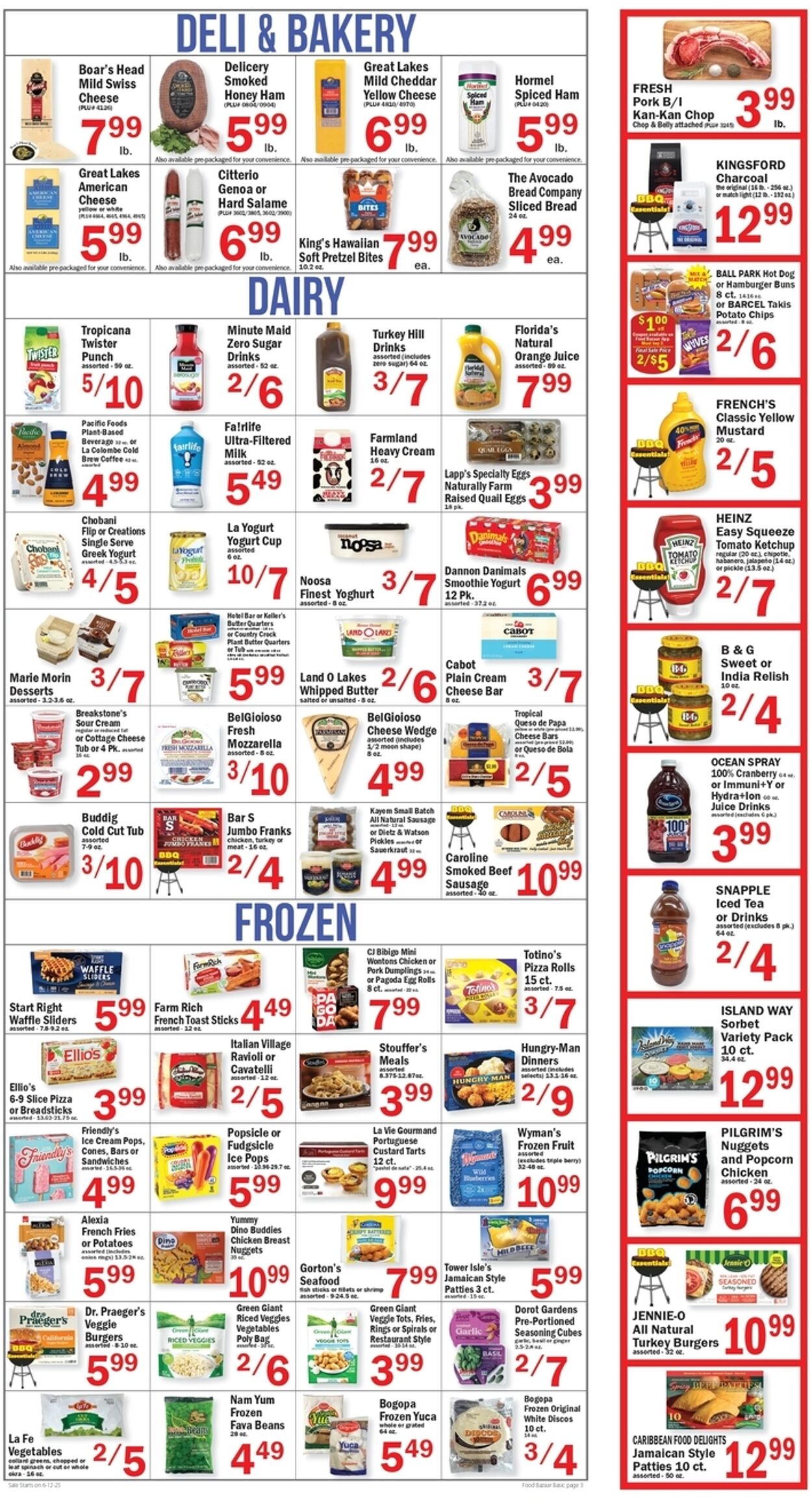 Weekly ad Food Bazaar 06/12/2025 - 06/18/2025