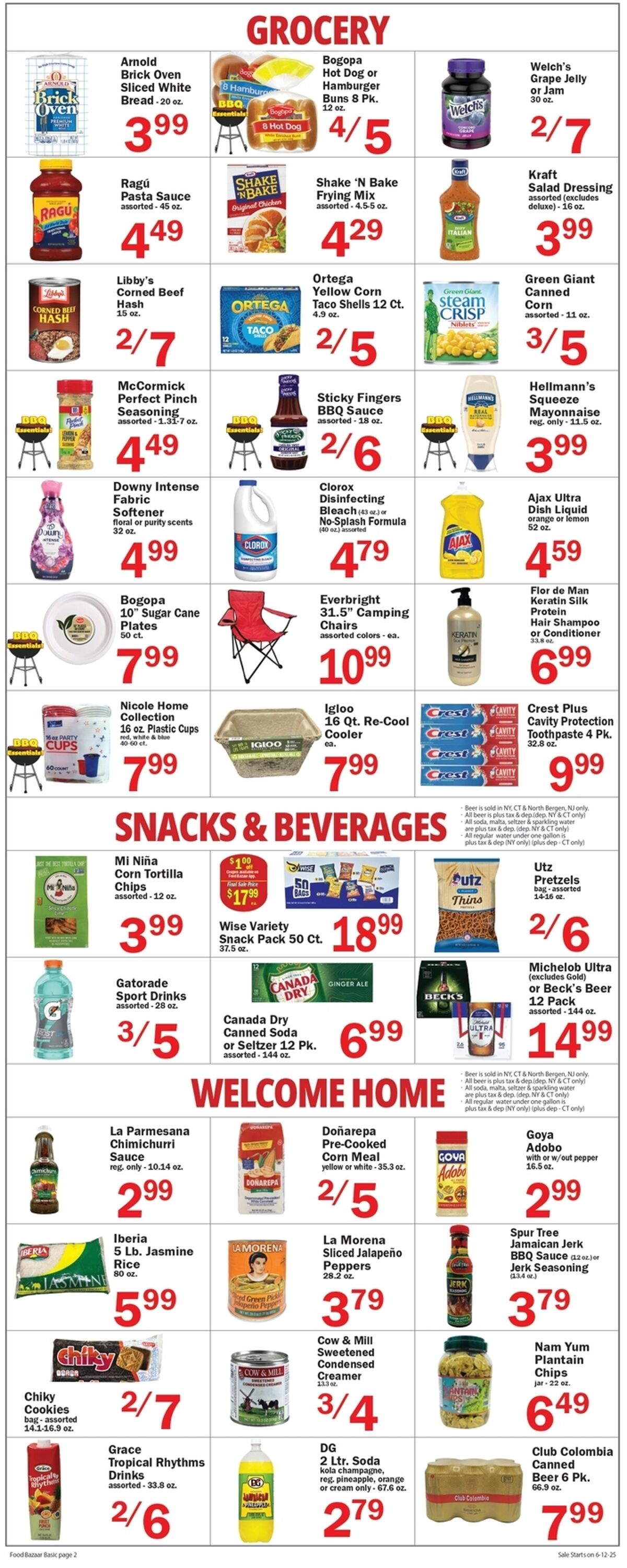 Weekly ad Food Bazaar 06/12/2025 - 06/18/2025