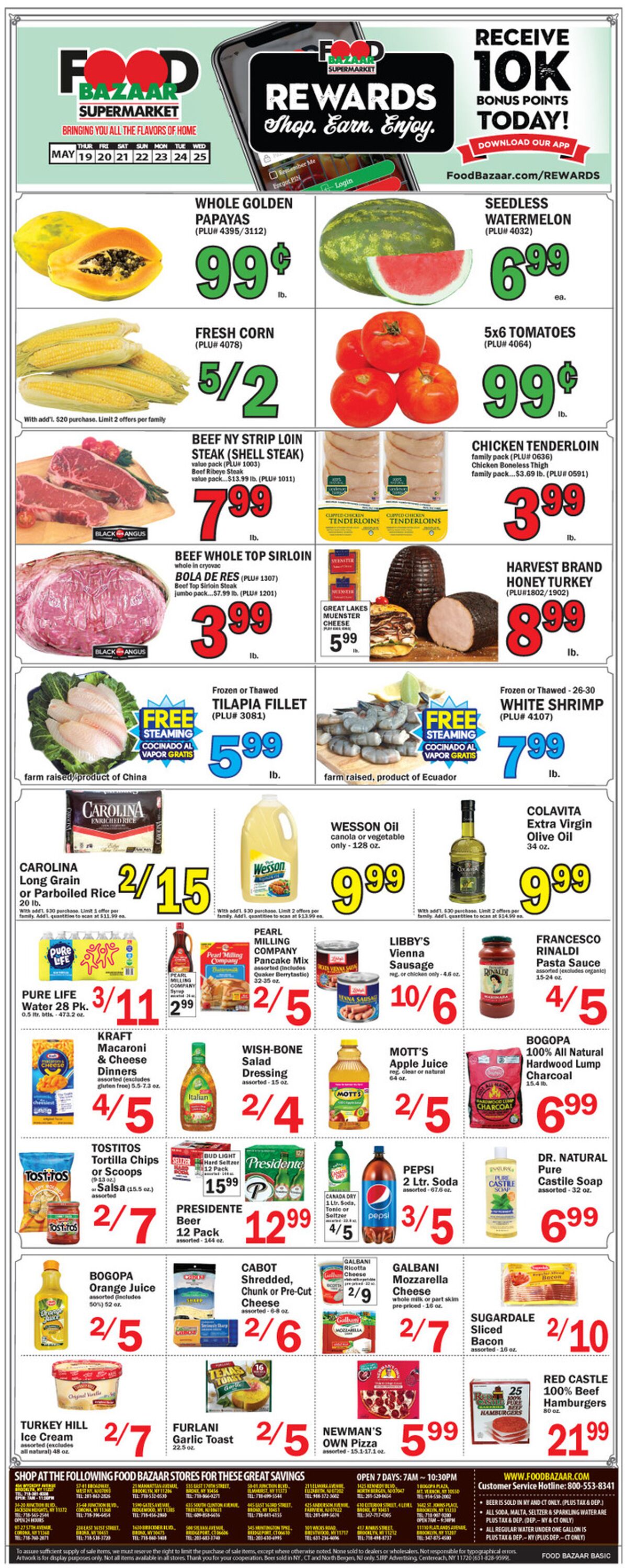 Weekly ad Food Bazaar 05/19/2022 - 05/25/2022