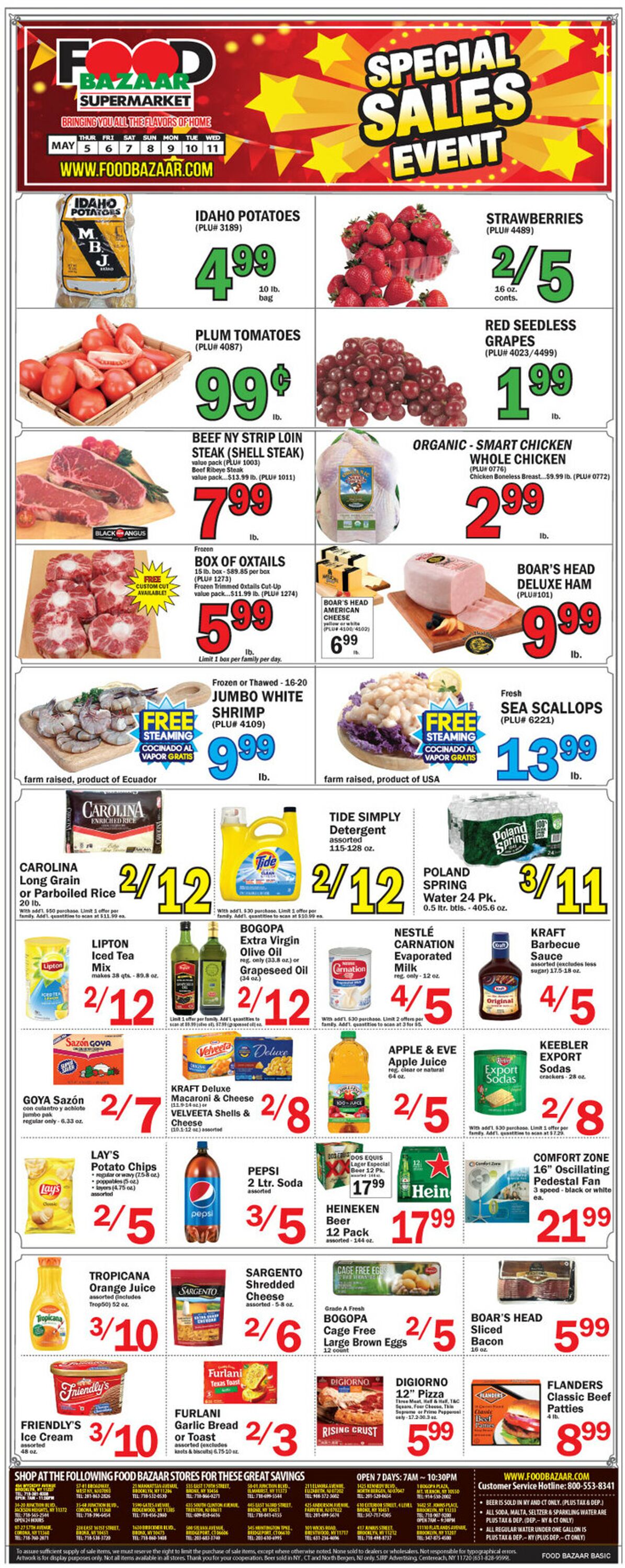 Weekly ad Food Bazaar 05/05/2022 - 05/11/2022