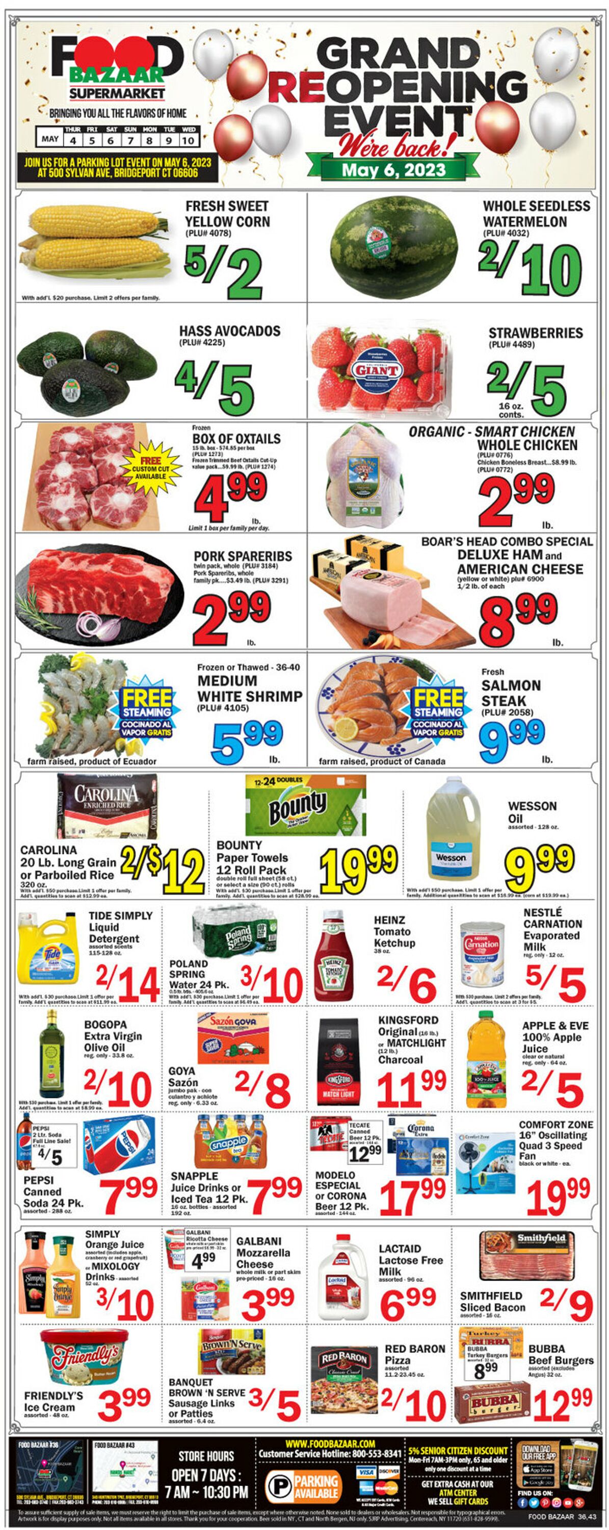 Weekly ad Food Bazaar 05/04/2023 - 05/10/2023