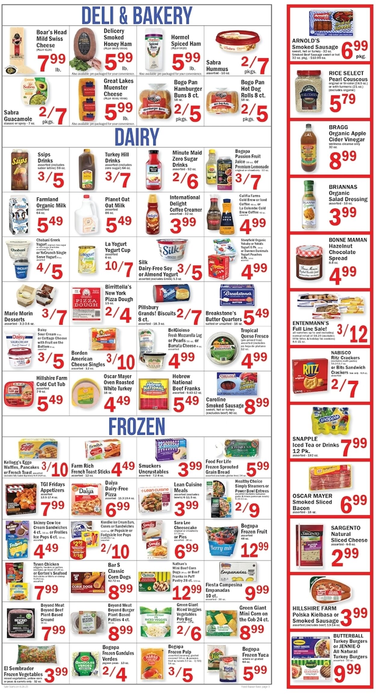 Weekly ad Food Bazaar 06/26/2025 - 07/02/2025