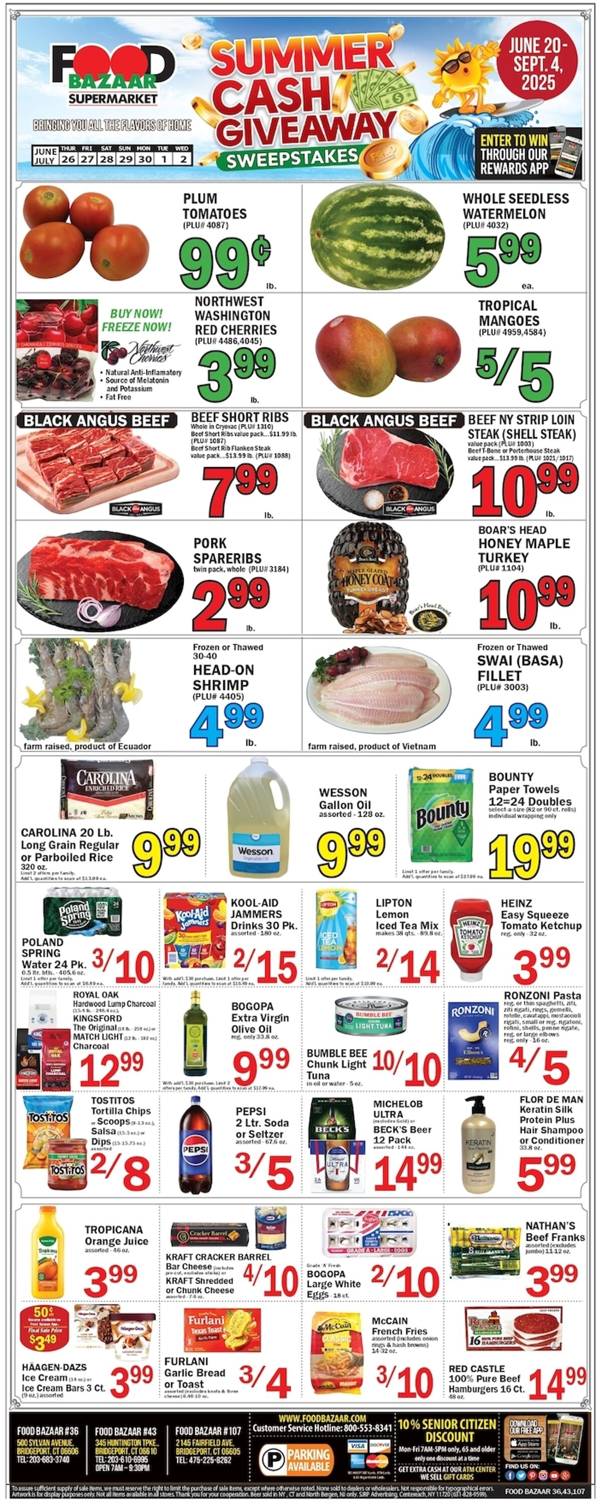 Weekly ad Food Bazaar 06/26/2025 - 07/02/2025