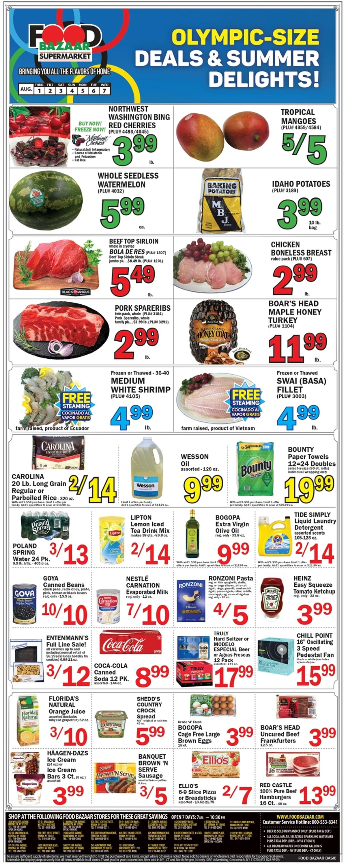 Weekly ad Food Bazaar 08/01/2024 - 08/07/2024