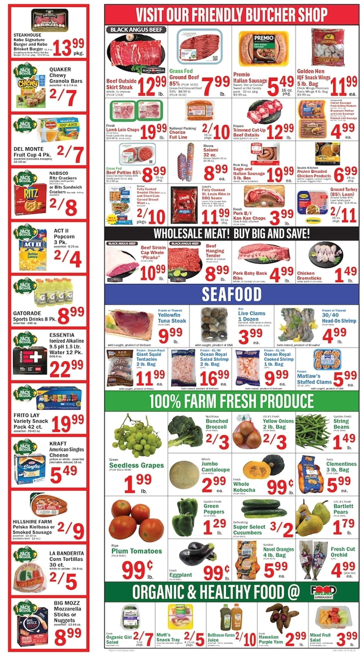Weekly ad Food Bazaar 08/28/2025 - 09/03/2025