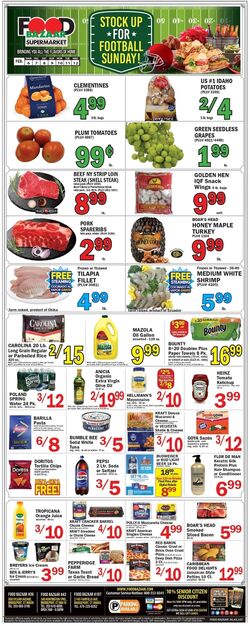 Weekly ad Food Bazaar 09/29/2022 - 10/05/2022