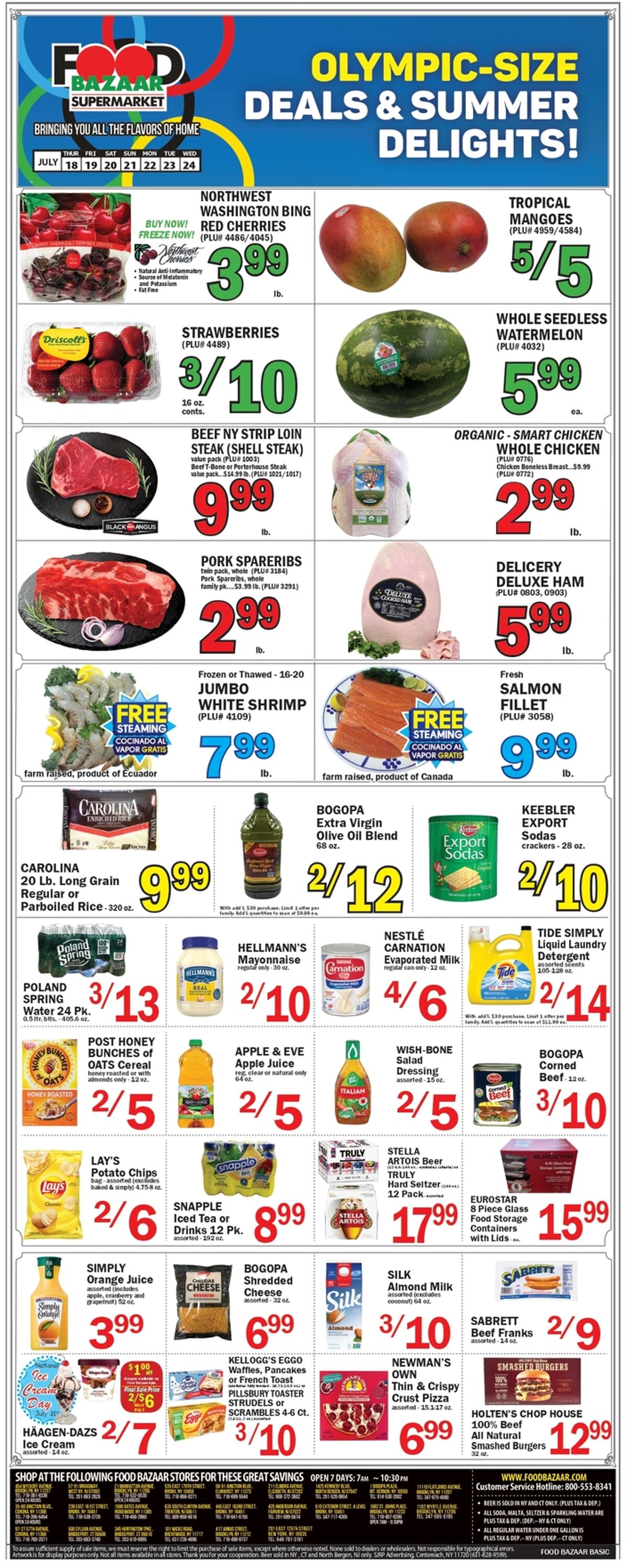 Weekly ad Food Bazaar 07/18/2024 - 07/24/2024