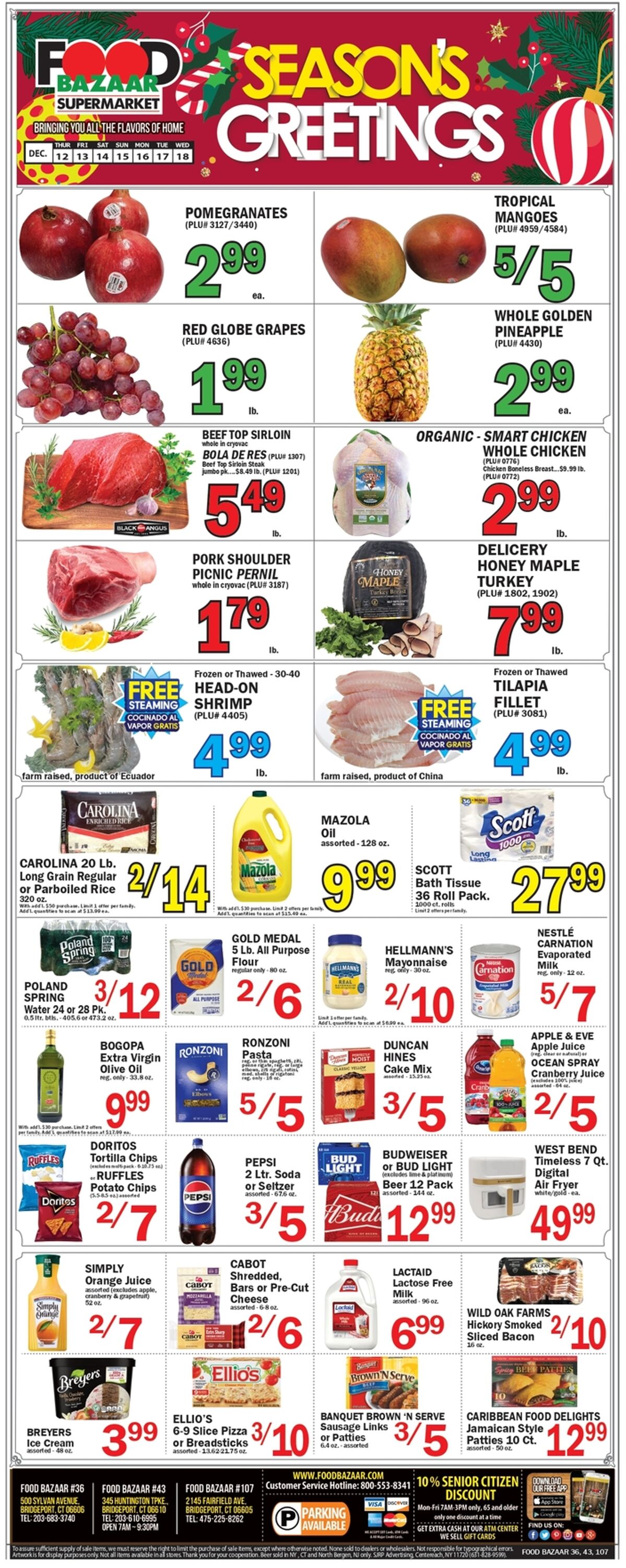 Weekly ad Food Bazaar 12/12/2024 - 12/18/2024