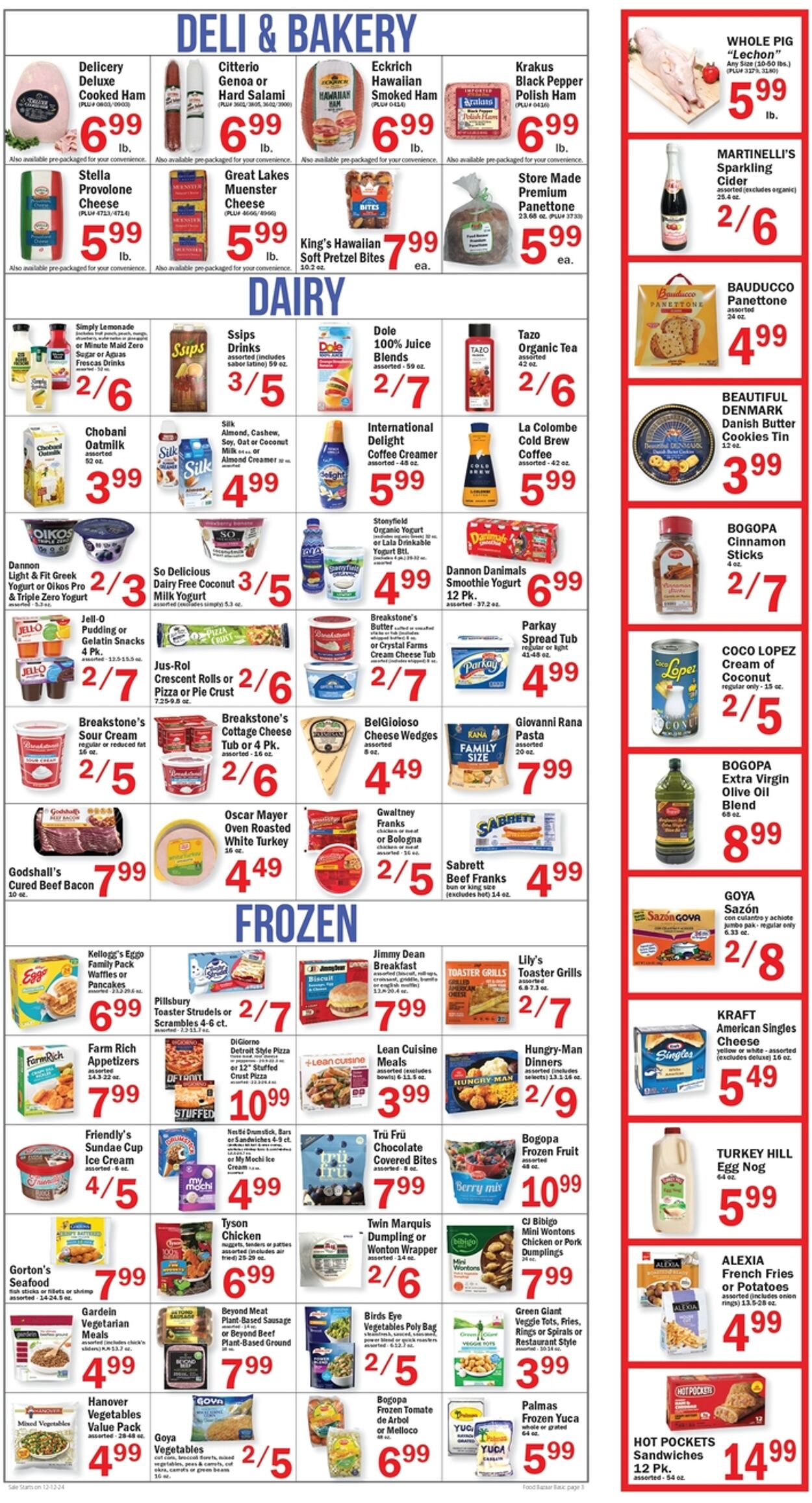 Weekly ad Food Bazaar 12/12/2024 - 12/18/2024