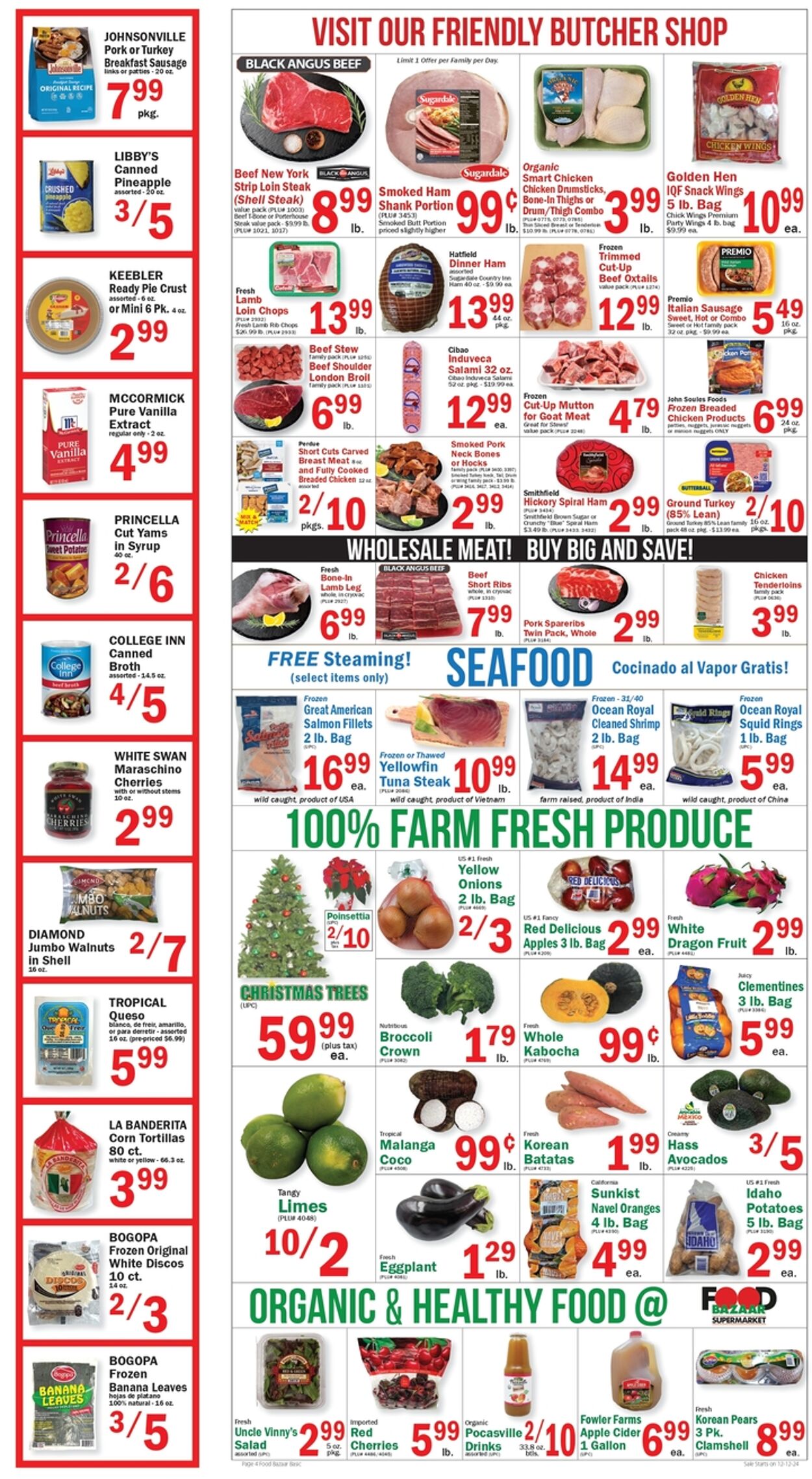 Weekly ad Food Bazaar 12/12/2024 - 12/18/2024