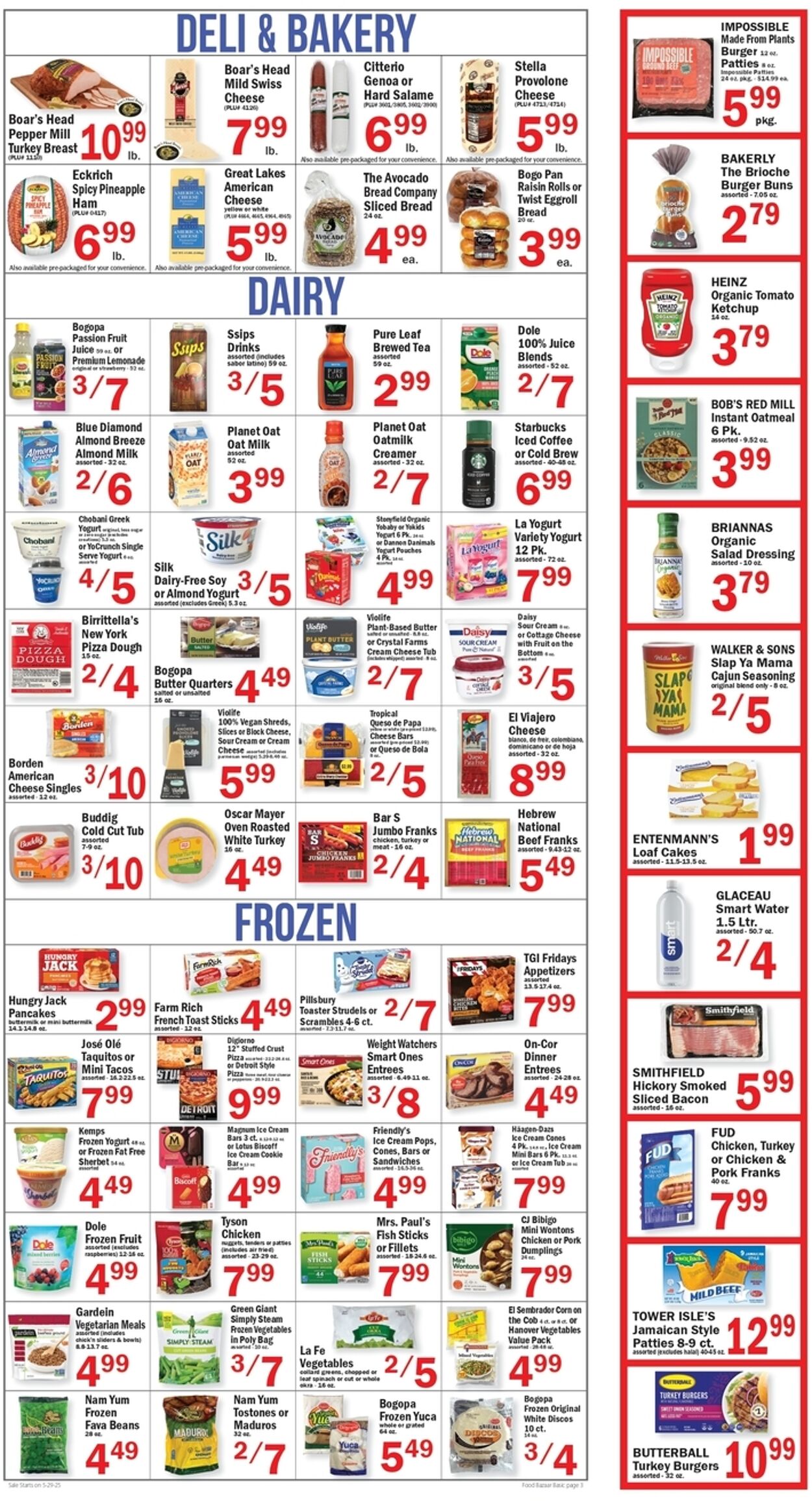 Weekly ad Food Bazaar 05/29/2025 - 06/04/2025