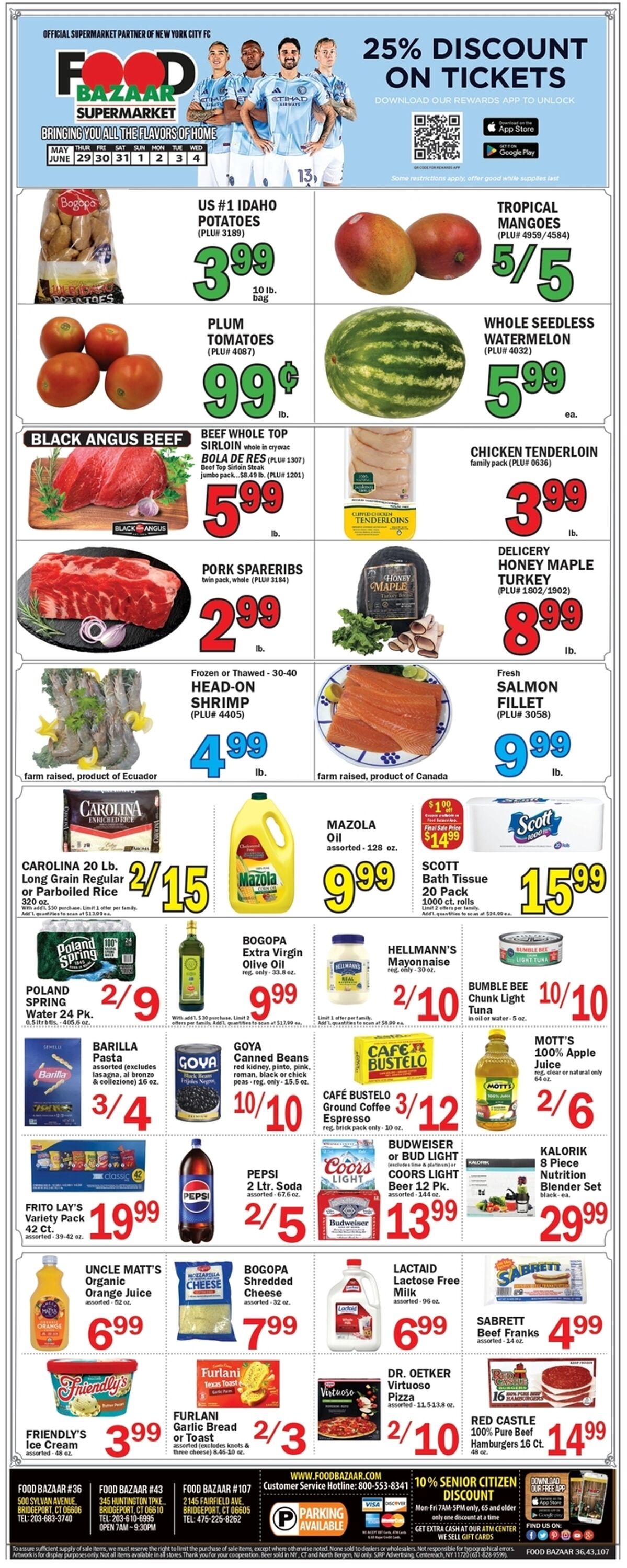 Weekly ad Food Bazaar 05/29/2025 - 06/04/2025