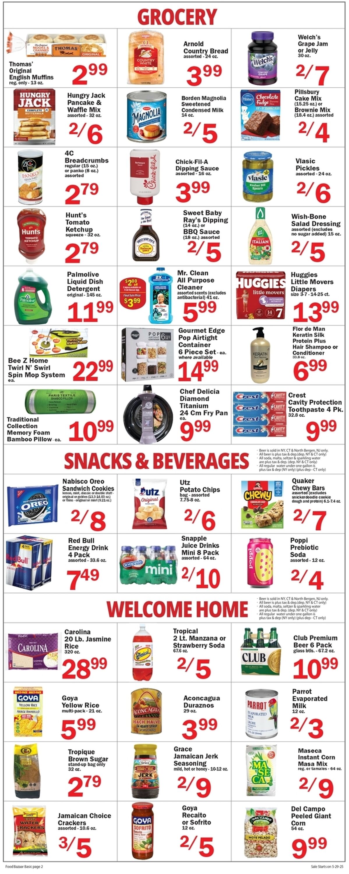 Weekly ad Food Bazaar 05/29/2025 - 06/04/2025