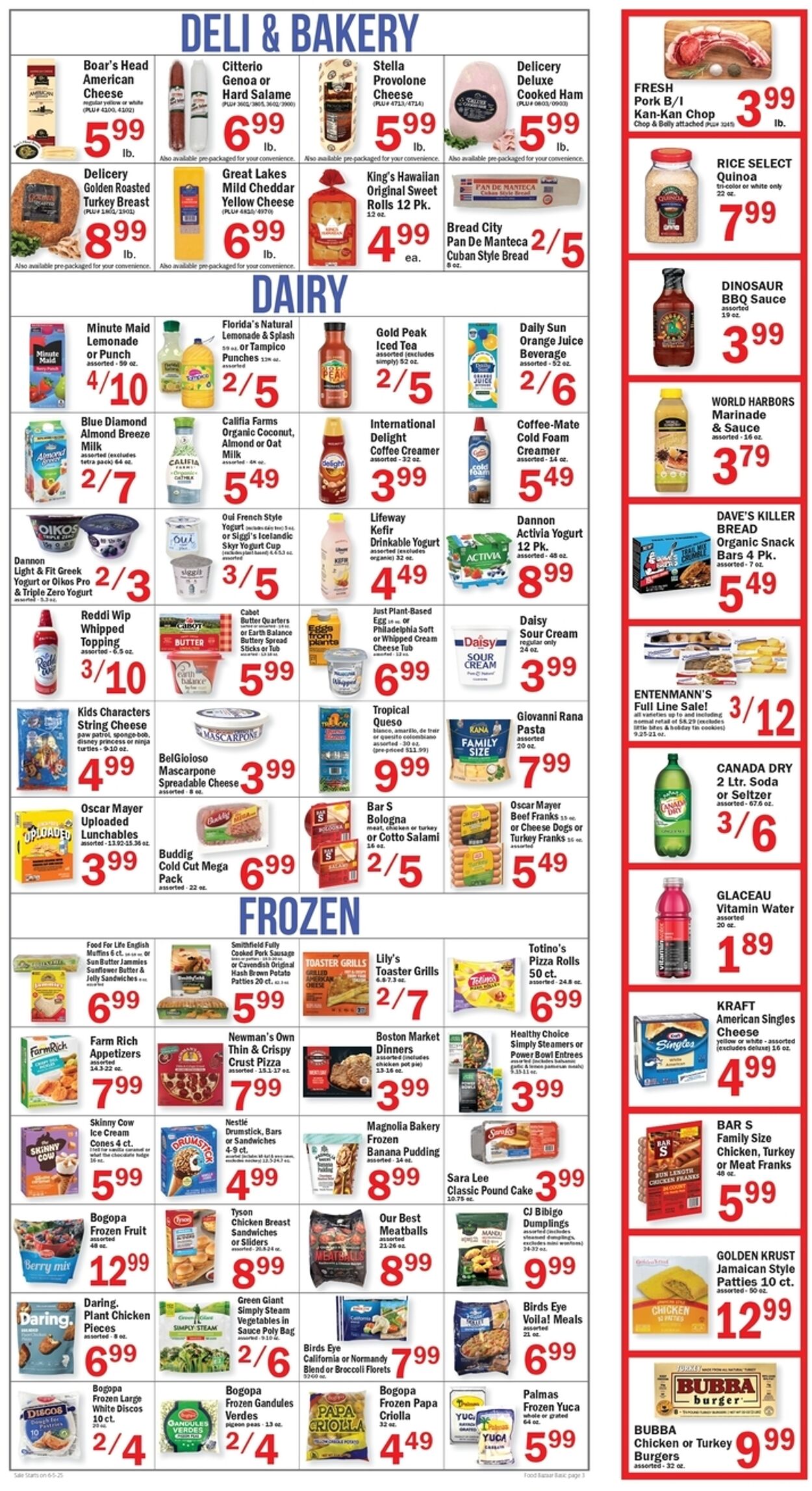 Weekly ad Food Bazaar 06/05/2025 - 06/11/2025