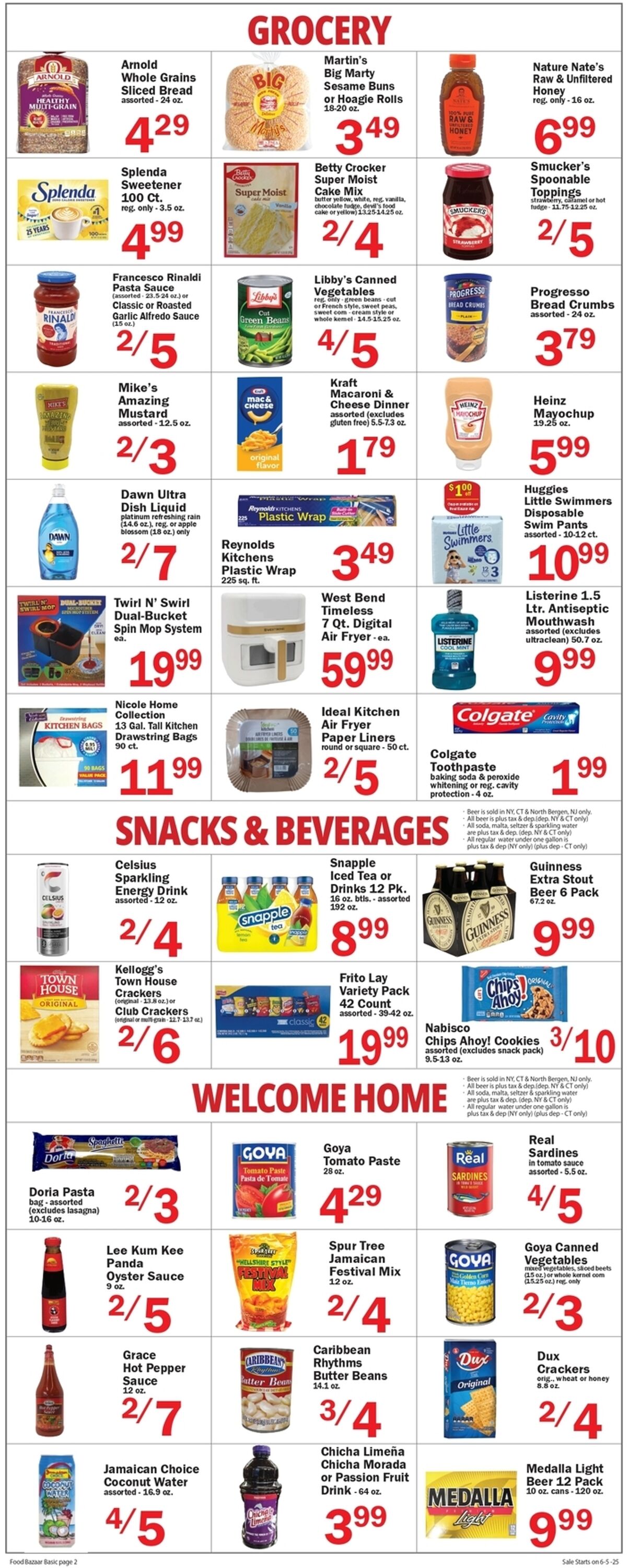 Weekly ad Food Bazaar 06/05/2025 - 06/11/2025