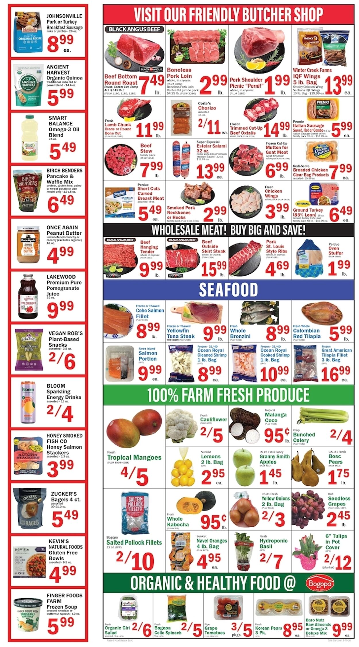 Weekly ad Food Bazaar 03/19/2026 - 03/25/2026